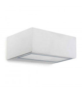 Outdoor LED Up Down Light White, Opal IP65 17.5W 2700K