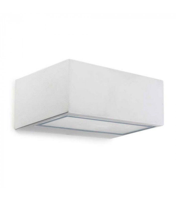 Outdoor LED Up Down Light White, Opal IP65 17.5W 2700K