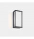 Outdoor LED Mini Box Wall Lantern Urban Grey, White IP65 9W 2700K