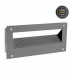 Outdoor LED Recessed Wall Light Urban Grey, Matt IP65 5.5W 3000K Dimmable