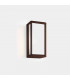 Outdoor LED Mini Box Wall Lantern Brown, White IP65 9W 2700K