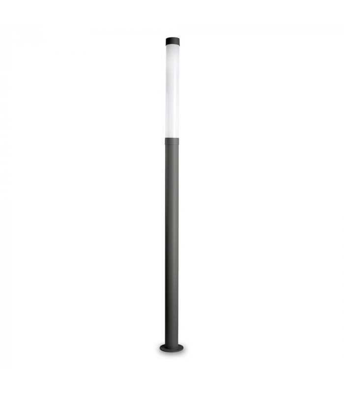 Outdoor LED Bollard Urban Grey, Opal IP65 4000K Dimmable