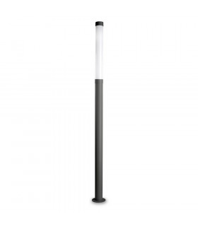 Outdoor LED Bollard Urban Grey, Opal IP65 3000K Dimmable