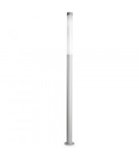 Outdoor LED Bollard Grey, Opal IP65 4000K Dimmable