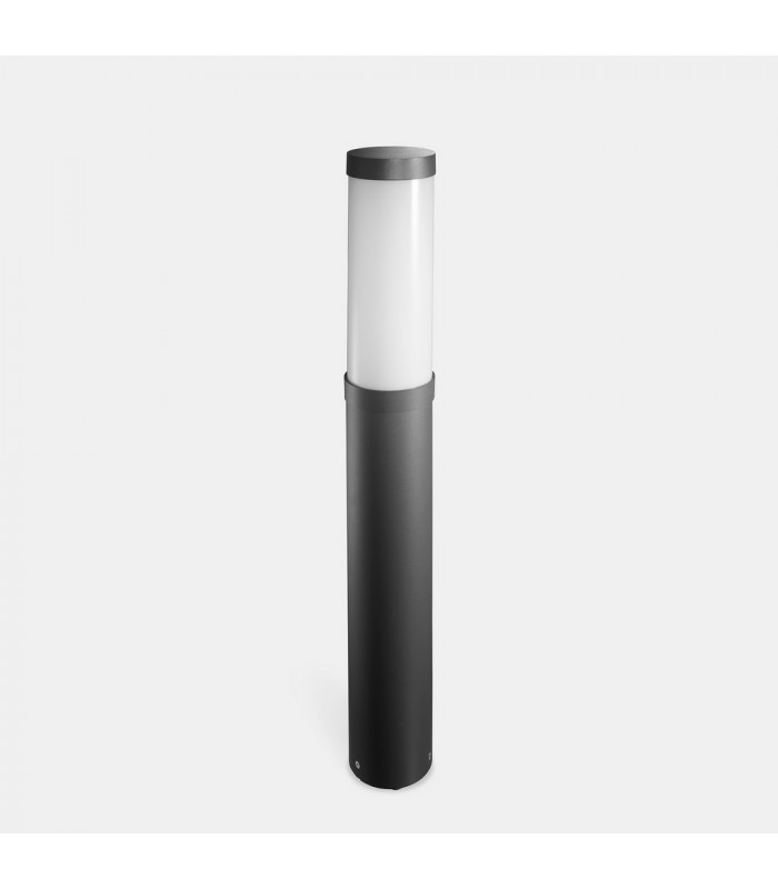 Outdoor LED Bollard Urban Grey, Opal IP65 23W 3000K