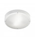 Outdoor Simple Flush White, Opal IP65 E27