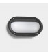Outdoor LED Simple Flush Black, Opal IP65 7.5W 4000K