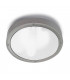 Outdoor Simple Flush Small Grey, Opal IP65 E27