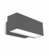 Outdoor LED Emergency Down Light Urban Grey, Partly-Sandblasted IP65 19W 4000K
