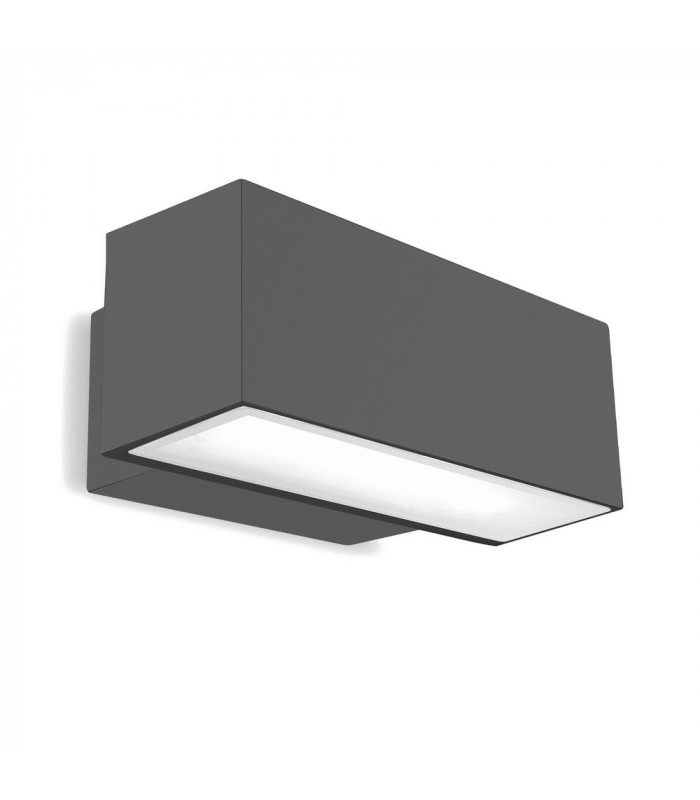 Outdoor LED Emergency Down Light Urban Grey, Partly-Sandblasted IP65 19W 4000K