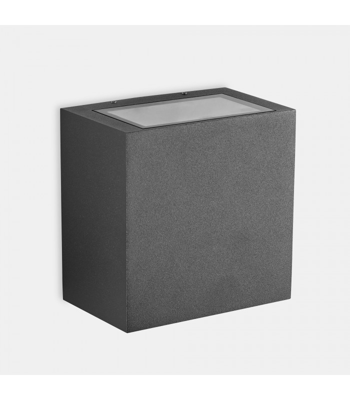 Outdoor LED Up Down Light Big Urban Grey IP66 19.3W 4000K Dimmable