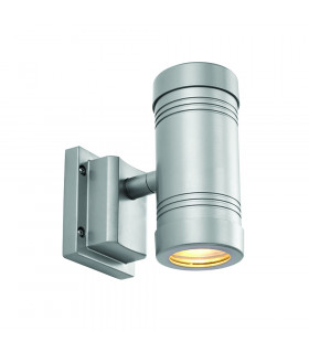 Non Automatic Wall Lamp Aluminium, Clear Glass