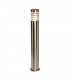 Outdoor Bollard Light Brushed Stainless Steel, Frosted Pc