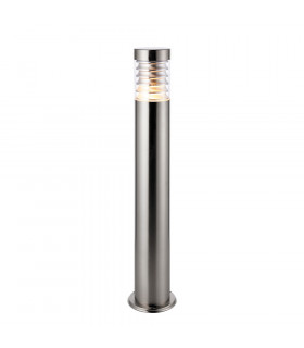 Outdoor Bollard Light Marine Grade Br Stainless Steel, Clear Pc