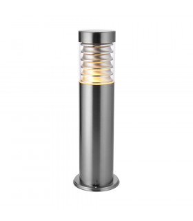 Post Floor Lamp Marine Grade Br Stainless Steel, Clear Pc