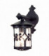 1 Light Outdoor Wall Lantern Light Black, E27