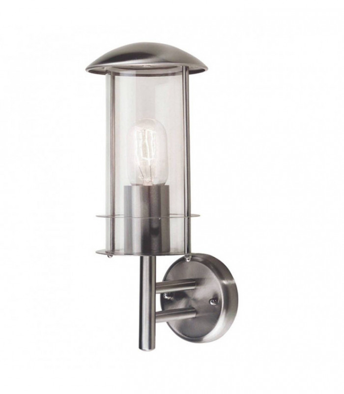 1 Light Outdoor Wall Lantern Light Stainless Steel IP44, E27