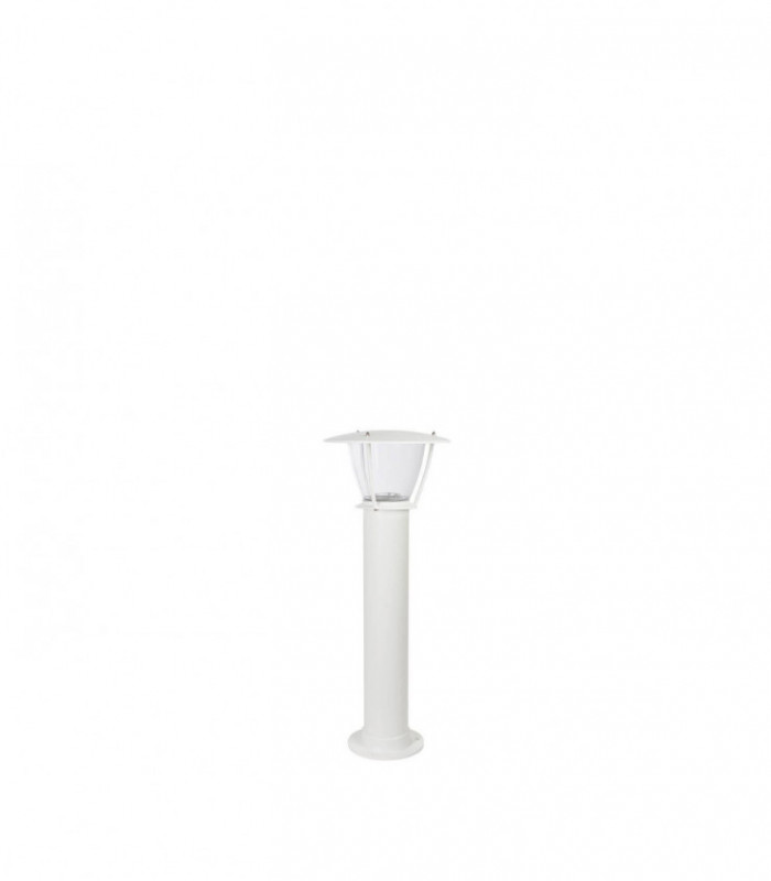 LED 1 Light Outdoor Bollard Lamp White Structure IP44