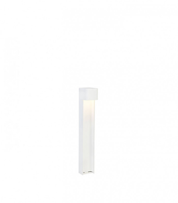 LED 1 Light Outdoor Bollard Lamp White Structure IP54