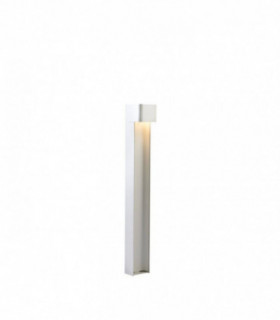 LED 1 Light Outdoor Bollard Lamp White Structure IP54