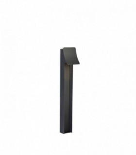 LED 1 Light Outdoor Bollard Lamp Anthracite IP54