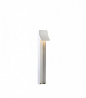 LED 1 Light Outdoor Bollard Lamp White Structure IP54