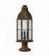 3 Light Outdoor Pedestal Light Sienna IP44, E14