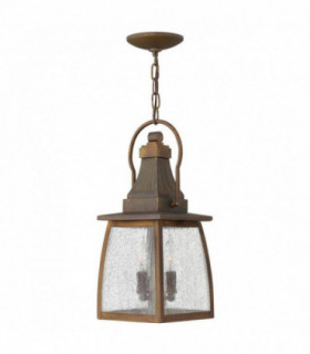 2 Light Outdoor Ceiling Chain Lantern Sienna, E14