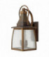2 Light Outdoor Small Wall Lantern Light Sienna IP44, E14