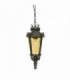 1 Light Medium Outdoor Ceiling Chain Lantern Weathered Bronze, E27