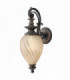 1 Light Outdoor Medium Wall Lantern Light Aged Iron IP44, E27