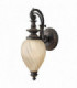 1 Light Outdoor Small Wall Lantern Light Aged Iron IP44, E27