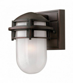 1 Light Outdoor Wall Lantern Victorian Bronze IP44, E27