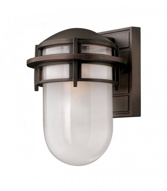 1 Light Small Outdoor Wall Lantern Victorian Bronze IP44, E27