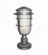 1 Light Outdoor Pedestal Light Hematite IP44, E27