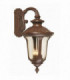 4 Light Outdoor Large Wall Lantern Light Rusty Bronze Patina IP44, E14