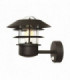 1 Light Outdoor Coastal Wall Lantern Light Black with PIR Motion Sensor IP44, E27