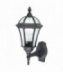 1 Light Outdoor Wall Lantern Light Black IP44, E27