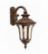 1 Light Outdoor Small Wall Lantern Light Rusty Bronze Patina IP44, E27