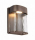 LED 1 Light Outdoor Small Wall Light Bronze IP44