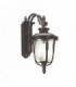 1 Light Medium Outdoor Wall Lantern Bronze IP44, E27