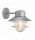 1 Light Outdoor Wall Lantern Light Silver IP44, E27