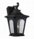 1 Light Large Wall Lantern - Mystic Black Finish, E27