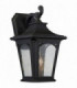 1 Light Medium Wall Lantern - Mystic Black Finish, E27