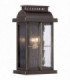 1 Light Small Wall Lantern - Imperial Bronze Finish, E27