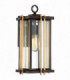 1 Light Medium Wall Lantern - Bronze Finish, E27