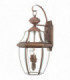 2 Light Large Wall Lantern - Aged Copper, E14