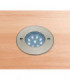 LED 9 Light Walkover Recessed Light Stainless Steel, White IP68