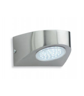 LED Outdoor Wall Light Stainless Steel, White IP44