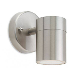 1 Light Single Wall Light Stainless Steel IP44, GU10